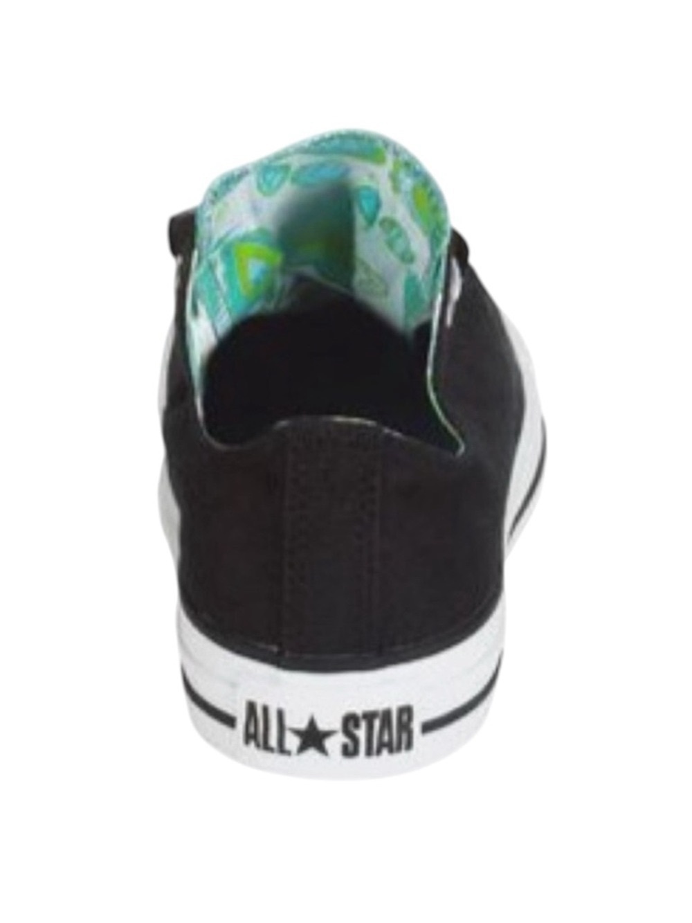 Converse ™️✪ Chuck Ox Double Tongue Sneakers ✪ Paisley Print Lining ✪ Black Teal - Picture 4 of 16